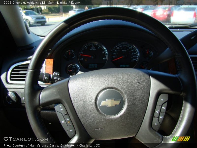 Summit White / Ebony 2008 Chevrolet Avalanche LT