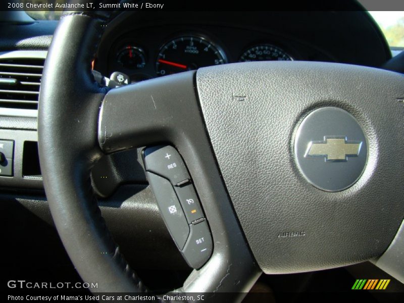 Summit White / Ebony 2008 Chevrolet Avalanche LT