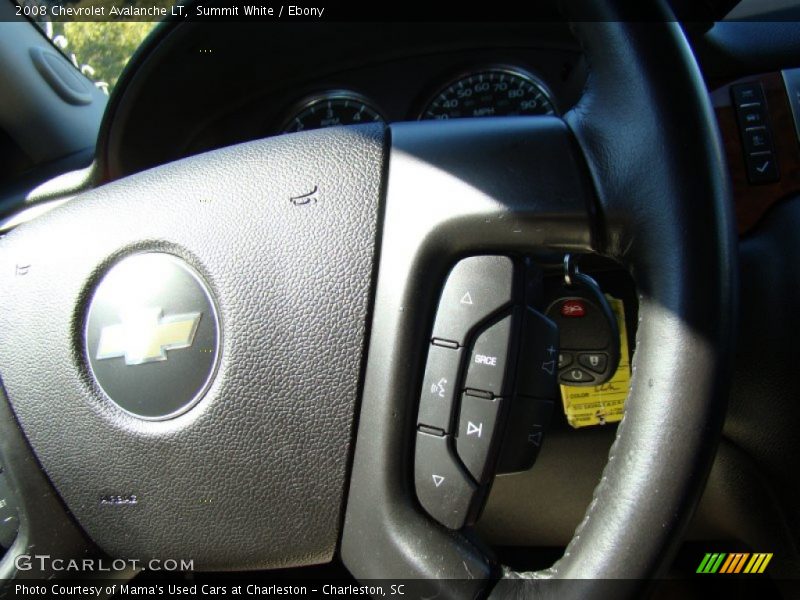 Summit White / Ebony 2008 Chevrolet Avalanche LT