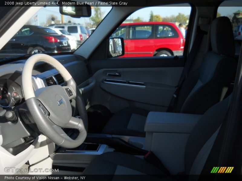 Modern Blue Pearl / Pastel Slate Gray 2008 Jeep Liberty Limited 4x4