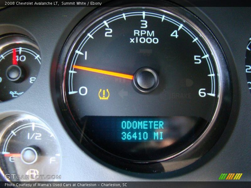 Summit White / Ebony 2008 Chevrolet Avalanche LT