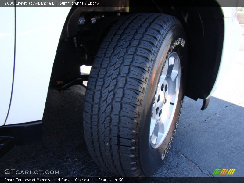 Summit White / Ebony 2008 Chevrolet Avalanche LT