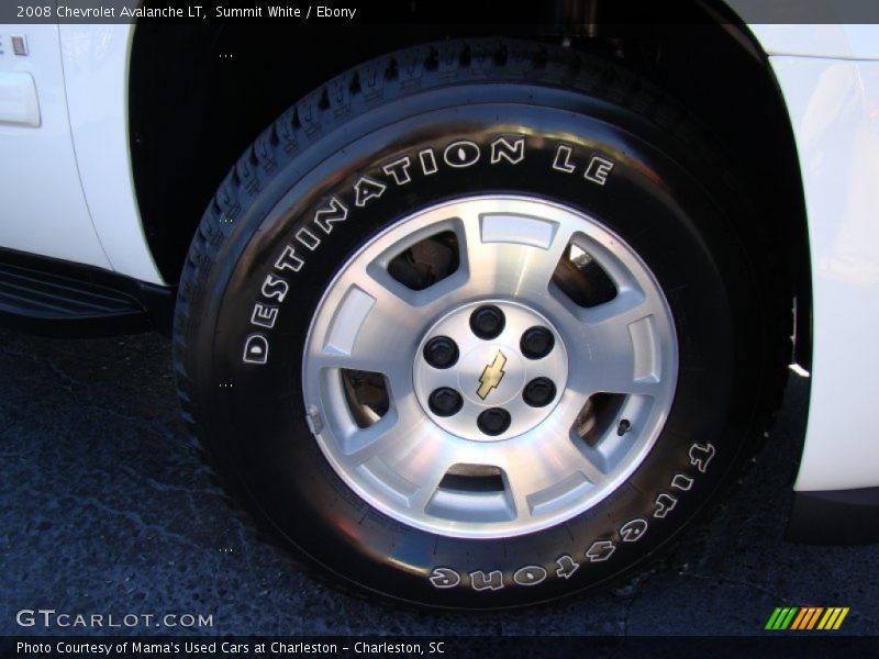 Summit White / Ebony 2008 Chevrolet Avalanche LT