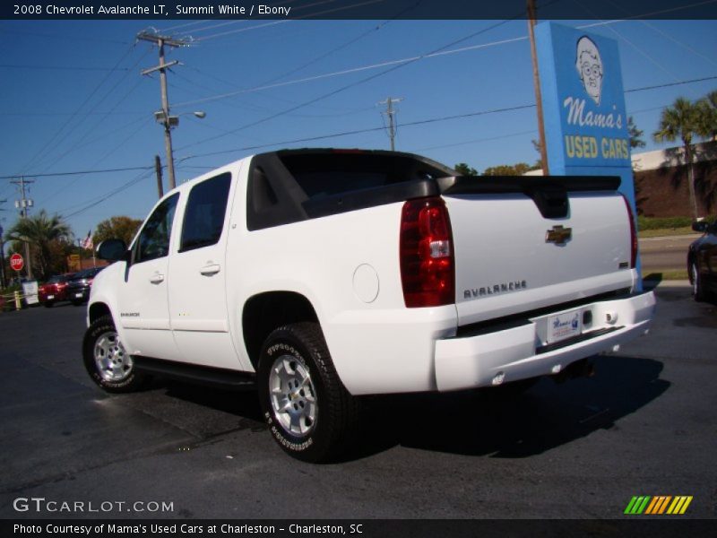 Summit White / Ebony 2008 Chevrolet Avalanche LT