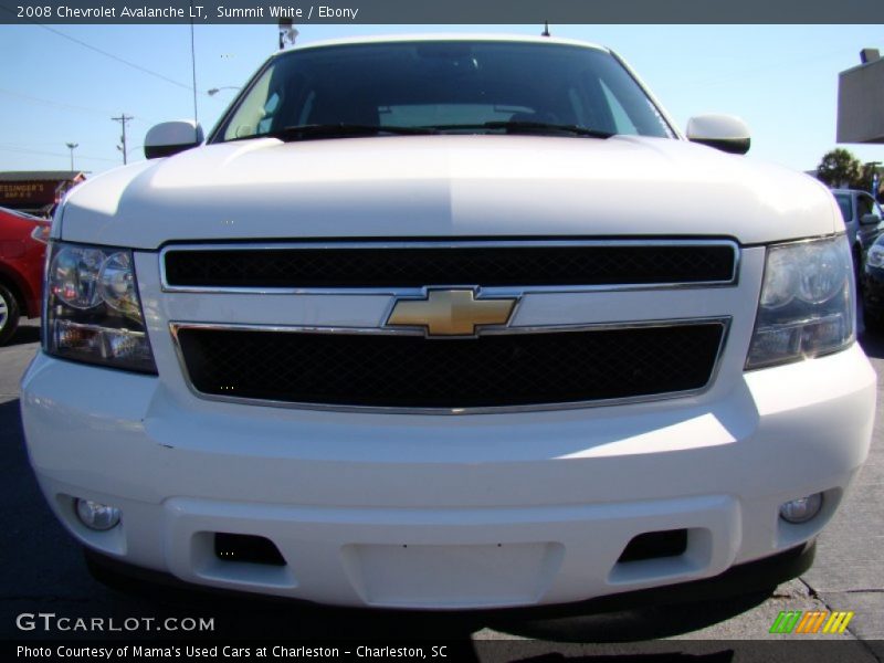 Summit White / Ebony 2008 Chevrolet Avalanche LT