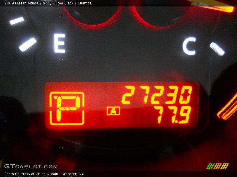Super Black / Charcoal 2009 Nissan Altima 2.5 SL