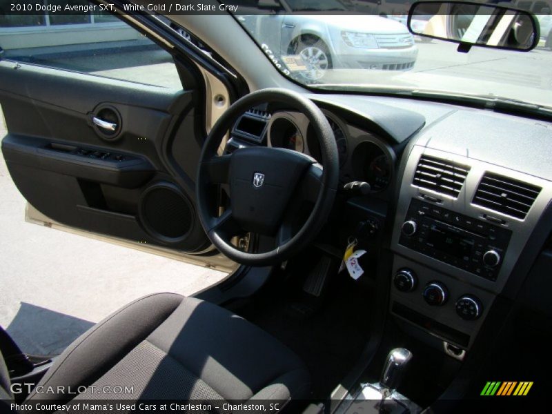 White Gold / Dark Slate Gray 2010 Dodge Avenger SXT