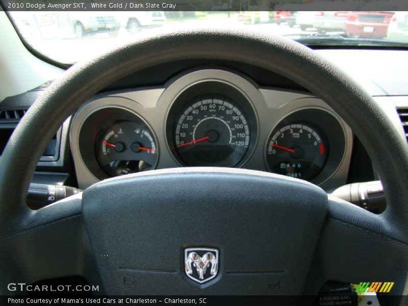 White Gold / Dark Slate Gray 2010 Dodge Avenger SXT