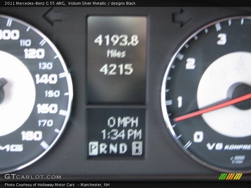 Iridium Silver Metallic / designo Black 2011 Mercedes-Benz G 55 AMG