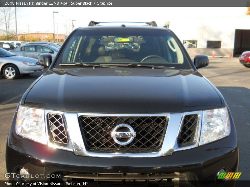 Super Black / Graphite 2008 Nissan Pathfinder LE V8 4x4