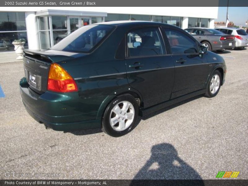 Grove Green / Black 2002 Suzuki Aerio GS Sedan