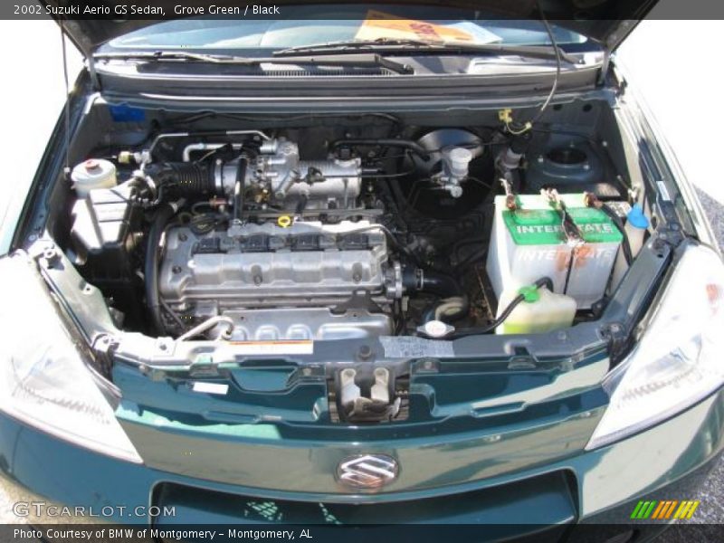  2002 Aerio GS Sedan Engine - 2.0 Liter DOHC 16-Valve 4 Cylinder