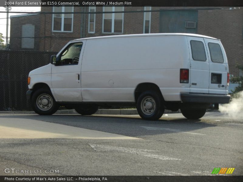 Oxford White / Medium Flint 2004 Ford E Series Van E150 Commercial
