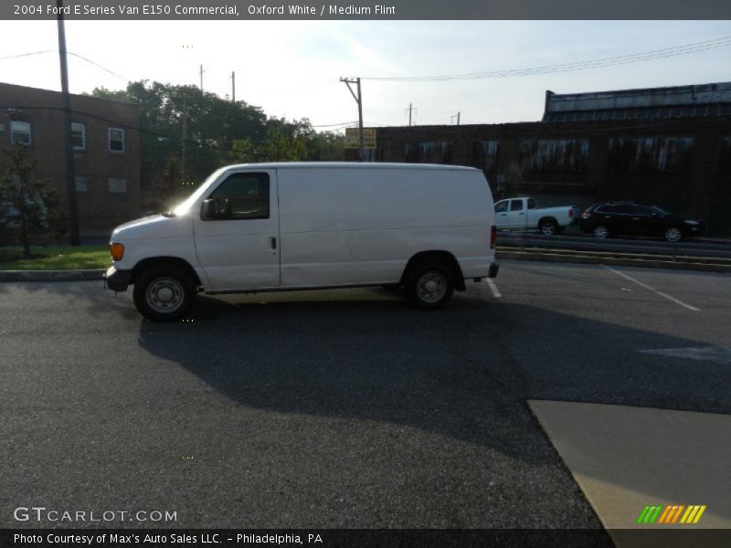 Oxford White / Medium Flint 2004 Ford E Series Van E150 Commercial