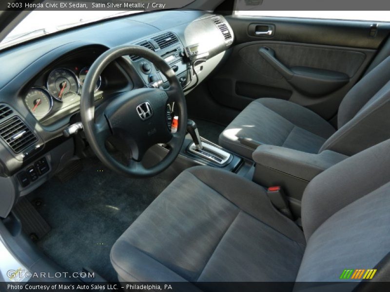  2003 Civic EX Sedan Gray Interior