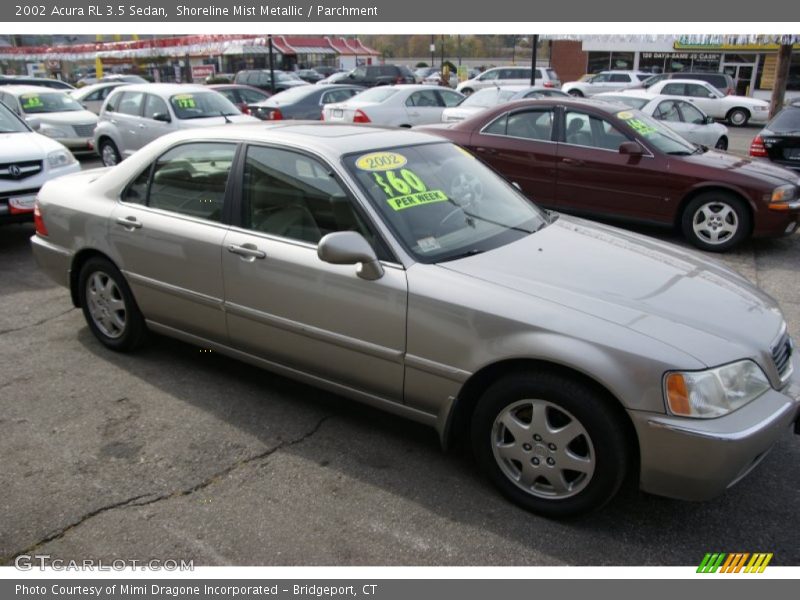 Shoreline Mist Metallic / Parchment 2002 Acura RL 3.5 Sedan