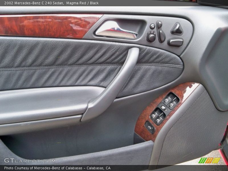 Magma Red / Black 2002 Mercedes-Benz C 240 Sedan