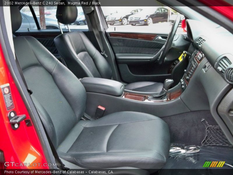 Magma Red / Black 2002 Mercedes-Benz C 240 Sedan