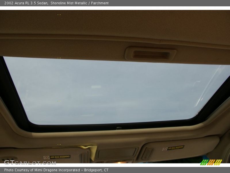 Shoreline Mist Metallic / Parchment 2002 Acura RL 3.5 Sedan