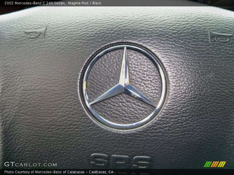 Magma Red / Black 2002 Mercedes-Benz C 240 Sedan