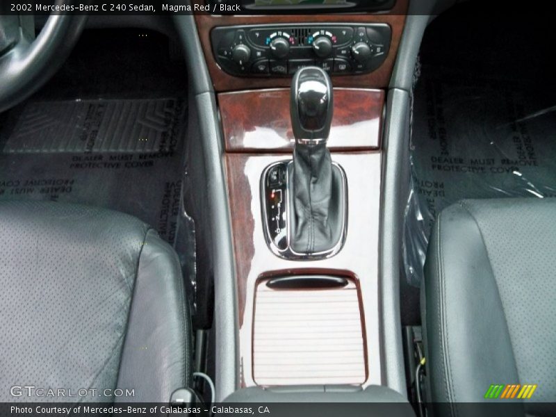 Magma Red / Black 2002 Mercedes-Benz C 240 Sedan