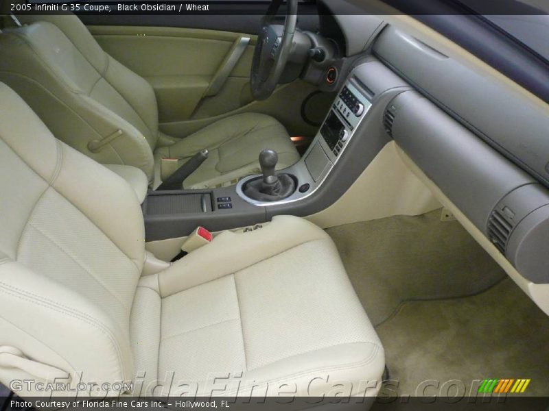 Black Obsidian / Wheat 2005 Infiniti G 35 Coupe