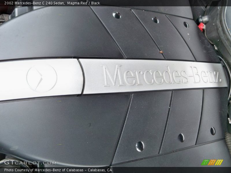 Magma Red / Black 2002 Mercedes-Benz C 240 Sedan