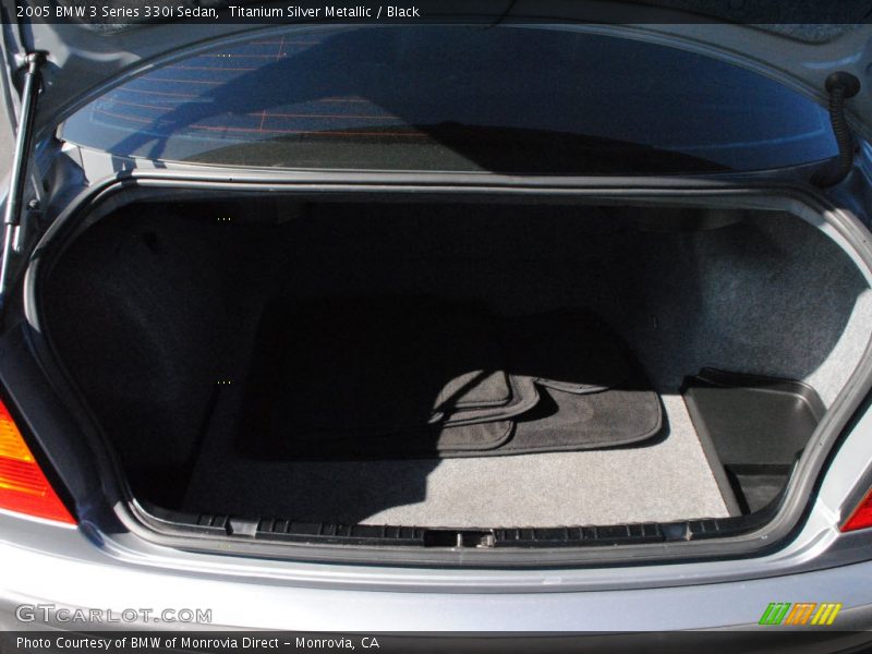 Titanium Silver Metallic / Black 2005 BMW 3 Series 330i Sedan