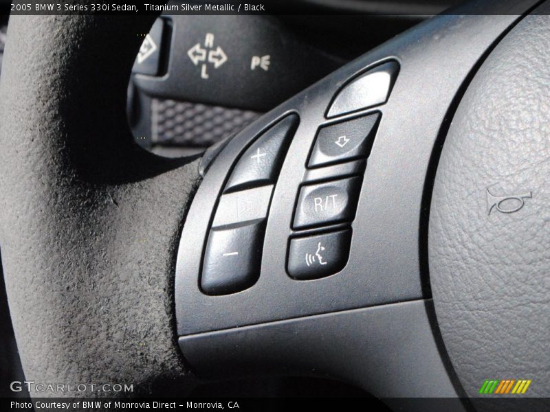 Titanium Silver Metallic / Black 2005 BMW 3 Series 330i Sedan