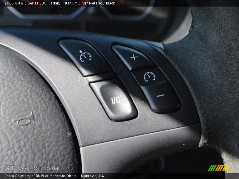 Titanium Silver Metallic / Black 2005 BMW 3 Series 330i Sedan
