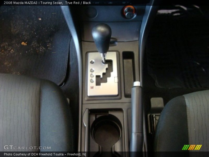True Red / Black 2008 Mazda MAZDA3 i Touring Sedan