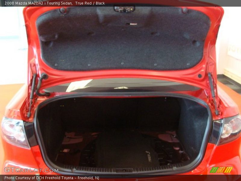 True Red / Black 2008 Mazda MAZDA3 i Touring Sedan