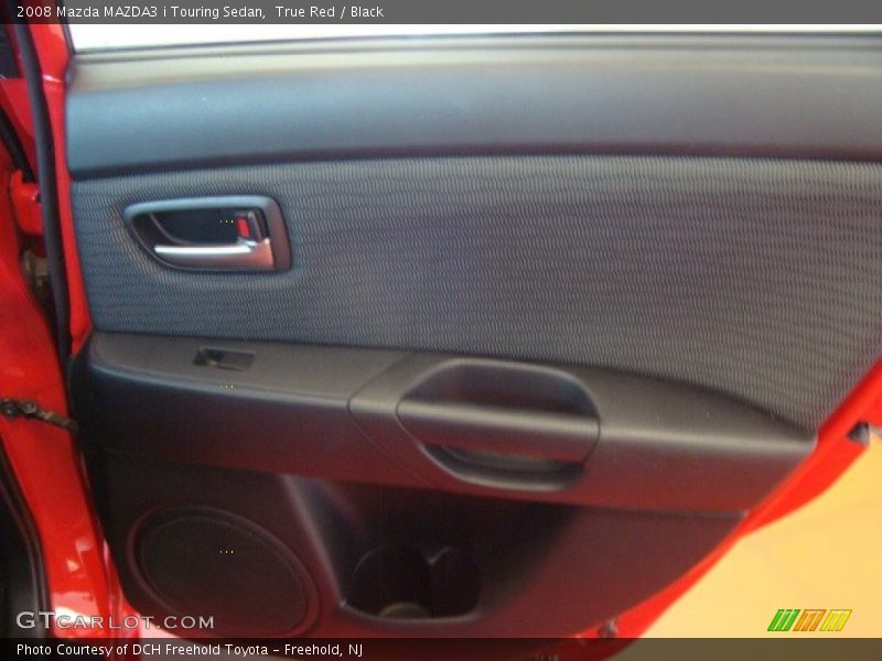 True Red / Black 2008 Mazda MAZDA3 i Touring Sedan
