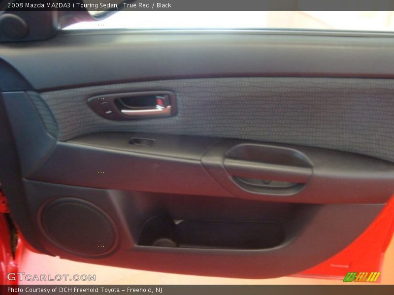 True Red / Black 2008 Mazda MAZDA3 i Touring Sedan