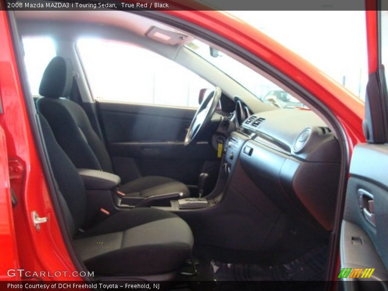 True Red / Black 2008 Mazda MAZDA3 i Touring Sedan