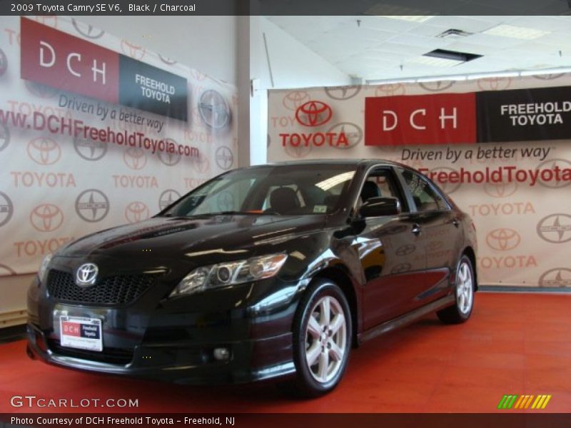 Black / Charcoal 2009 Toyota Camry SE V6