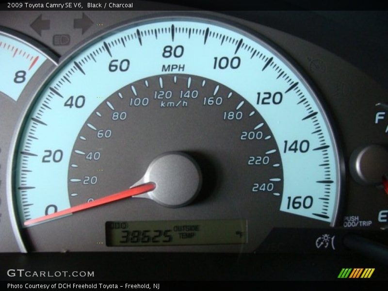 Black / Charcoal 2009 Toyota Camry SE V6