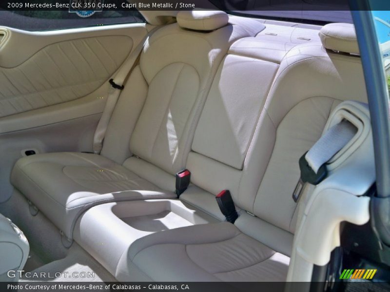 Capri Blue Metallic / Stone 2009 Mercedes-Benz CLK 350 Coupe