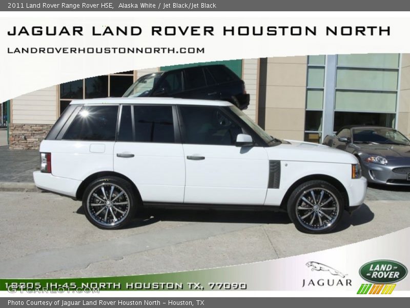 Alaska White / Jet Black/Jet Black 2011 Land Rover Range Rover HSE