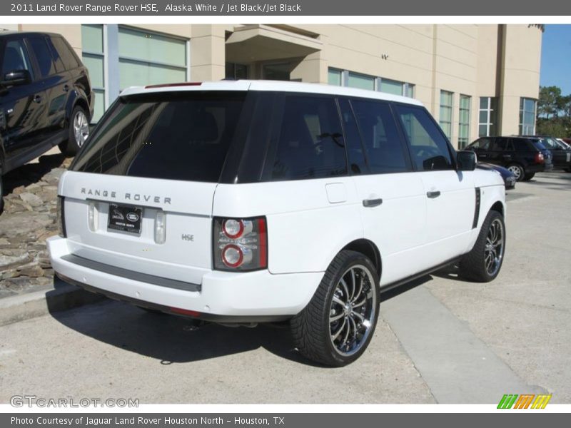 Alaska White / Jet Black/Jet Black 2011 Land Rover Range Rover HSE