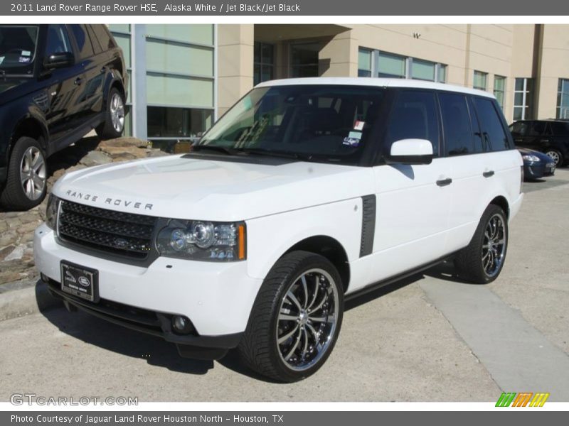 Alaska White / Jet Black/Jet Black 2011 Land Rover Range Rover HSE
