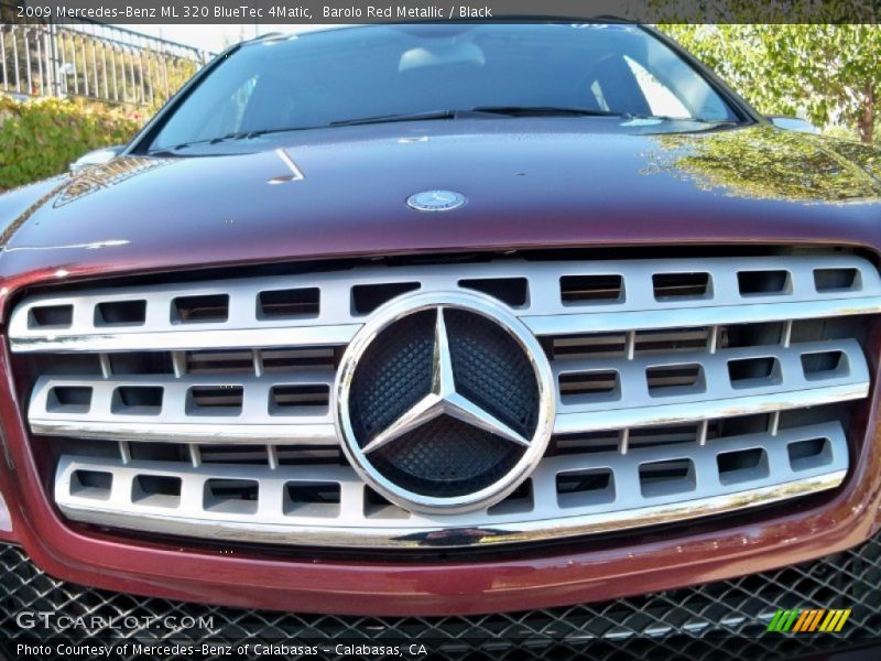 Barolo Red Metallic / Black 2009 Mercedes-Benz ML 320 BlueTec 4Matic