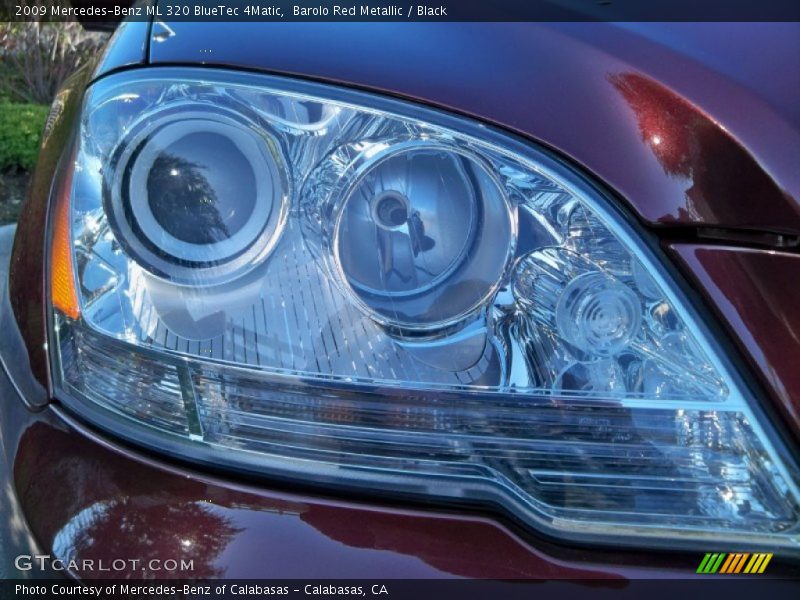Barolo Red Metallic / Black 2009 Mercedes-Benz ML 320 BlueTec 4Matic