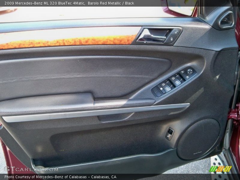 Barolo Red Metallic / Black 2009 Mercedes-Benz ML 320 BlueTec 4Matic