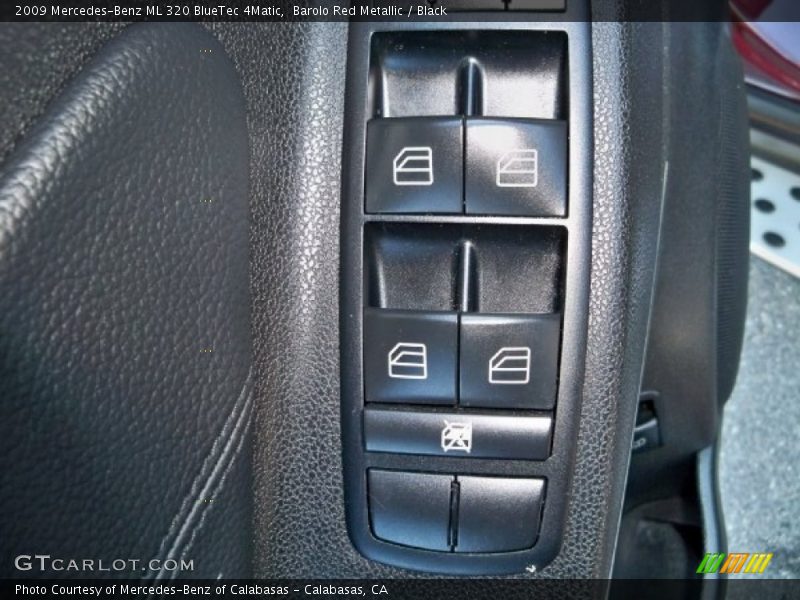 Barolo Red Metallic / Black 2009 Mercedes-Benz ML 320 BlueTec 4Matic