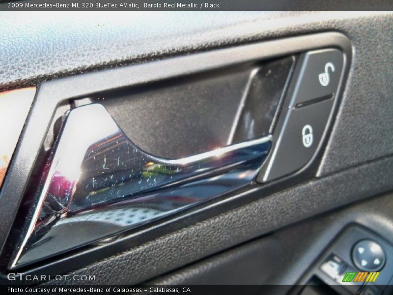 Barolo Red Metallic / Black 2009 Mercedes-Benz ML 320 BlueTec 4Matic