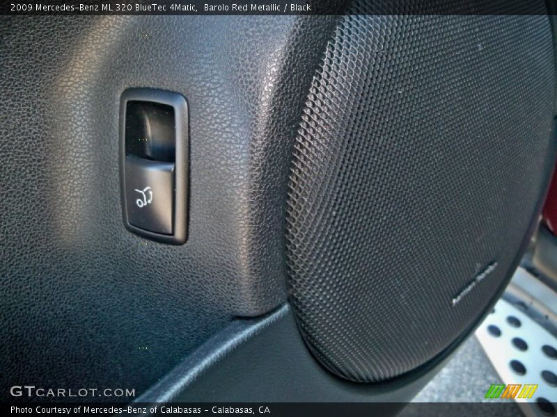 Barolo Red Metallic / Black 2009 Mercedes-Benz ML 320 BlueTec 4Matic