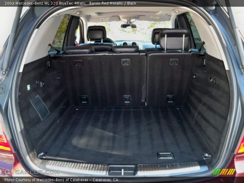 Barolo Red Metallic / Black 2009 Mercedes-Benz ML 320 BlueTec 4Matic