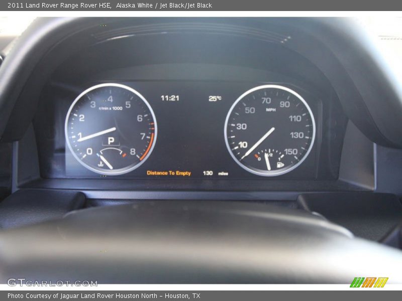 Alaska White / Jet Black/Jet Black 2011 Land Rover Range Rover HSE