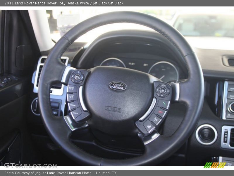 Alaska White / Jet Black/Jet Black 2011 Land Rover Range Rover HSE